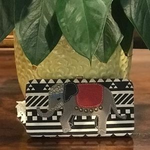 Elephant Clutch Wallet